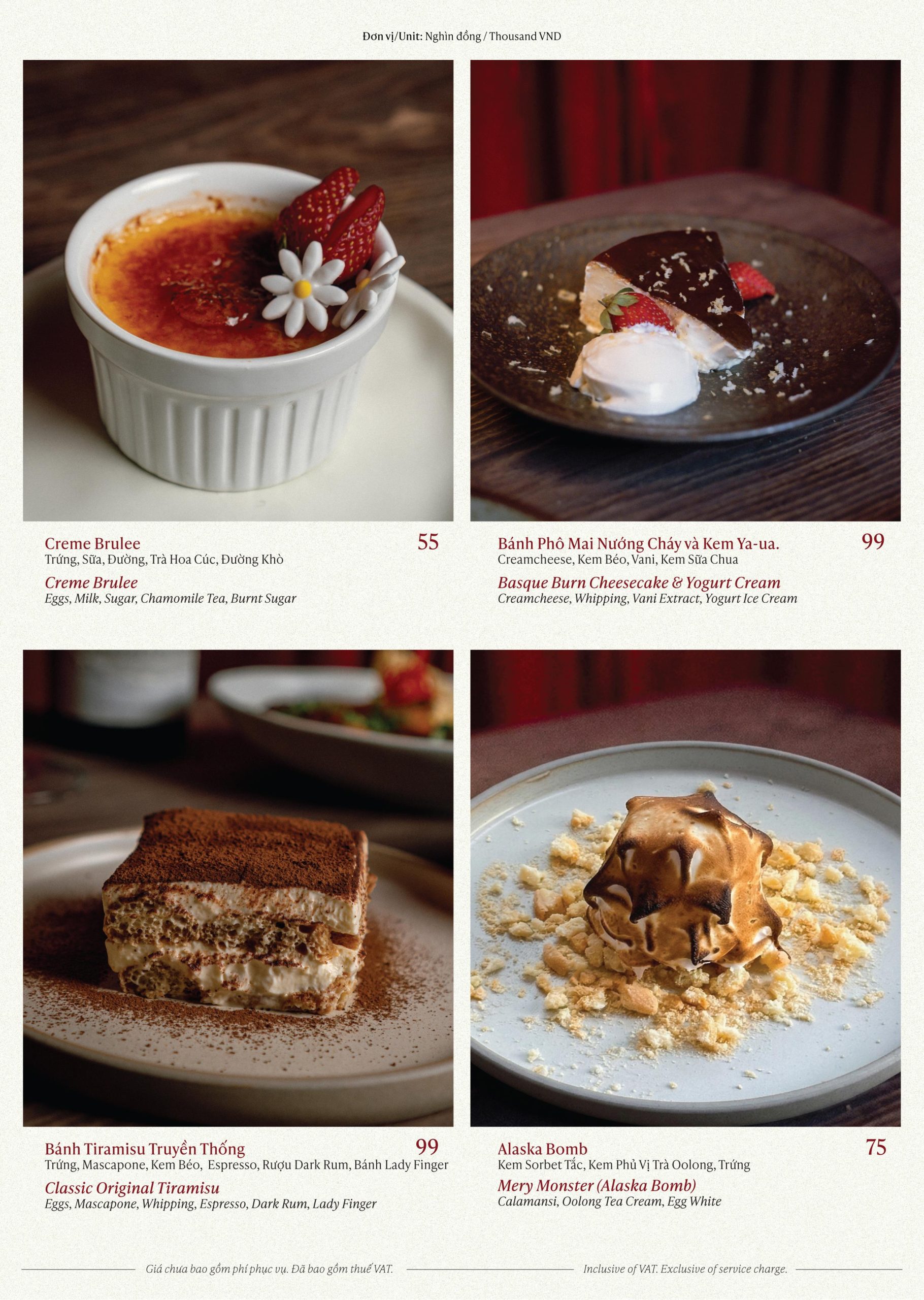 Reden New Menu 2026 FA-21