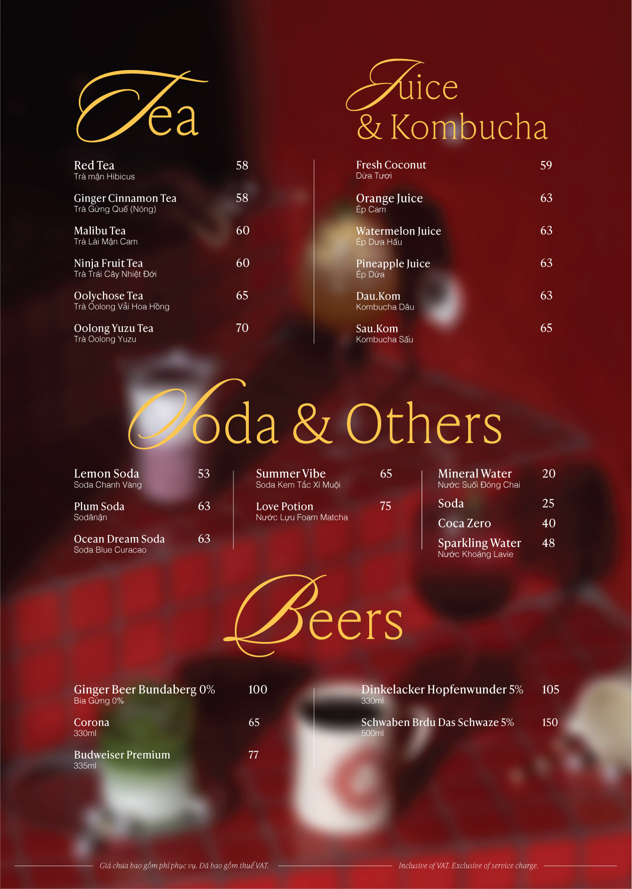 Reden New Menu 2026 FA-31